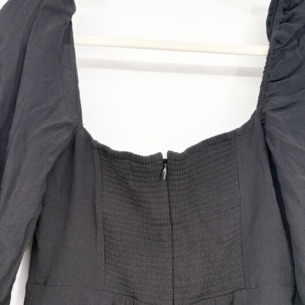 Aritzia Sunday Best Womens Black Delilah Romantic Cottagecore Mini Dress Size S - Picture 7 of 8